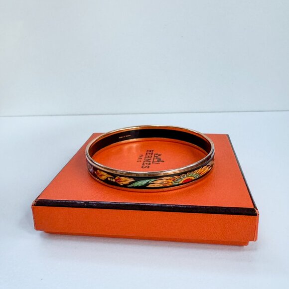 COPY - Hermès Narrow Enamel Bangle with Box - Picture 5 of 5